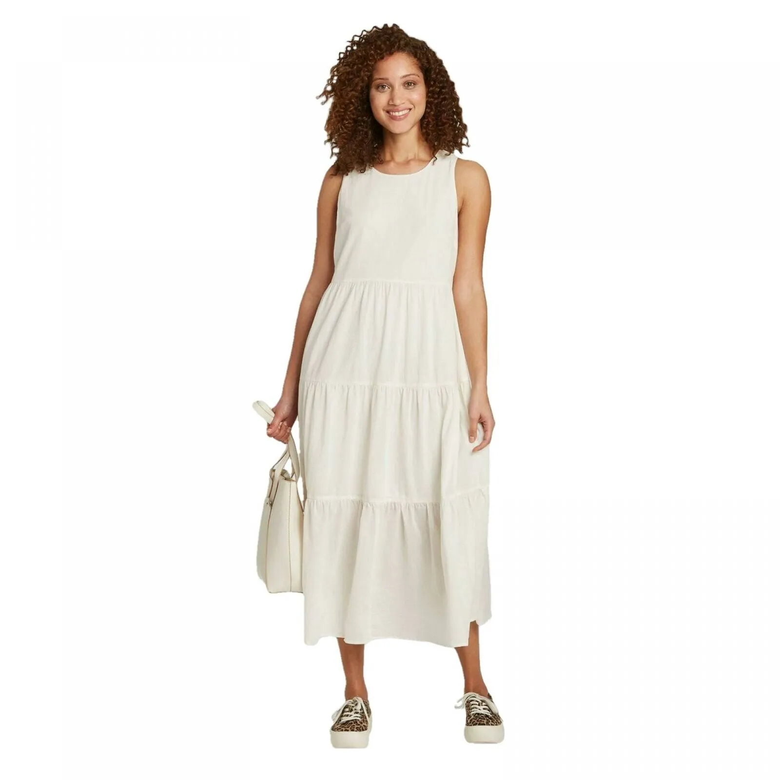 A New Day Women's Sleeveless Tiered Dress