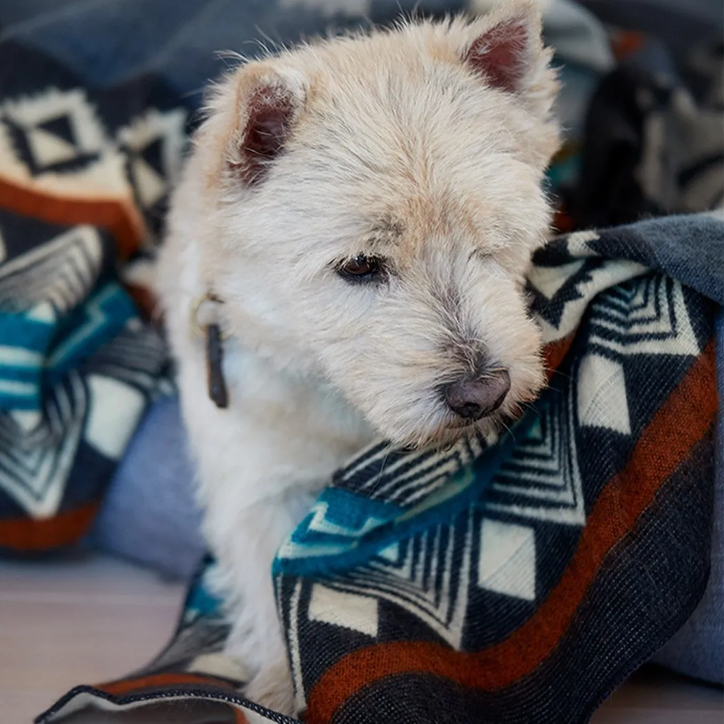 Artisan Winter Blanket - Lone Wolf Snowboarder