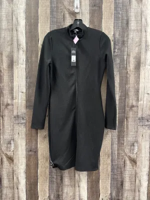 Black Dress Casual Midi Fashion Nova, Size L