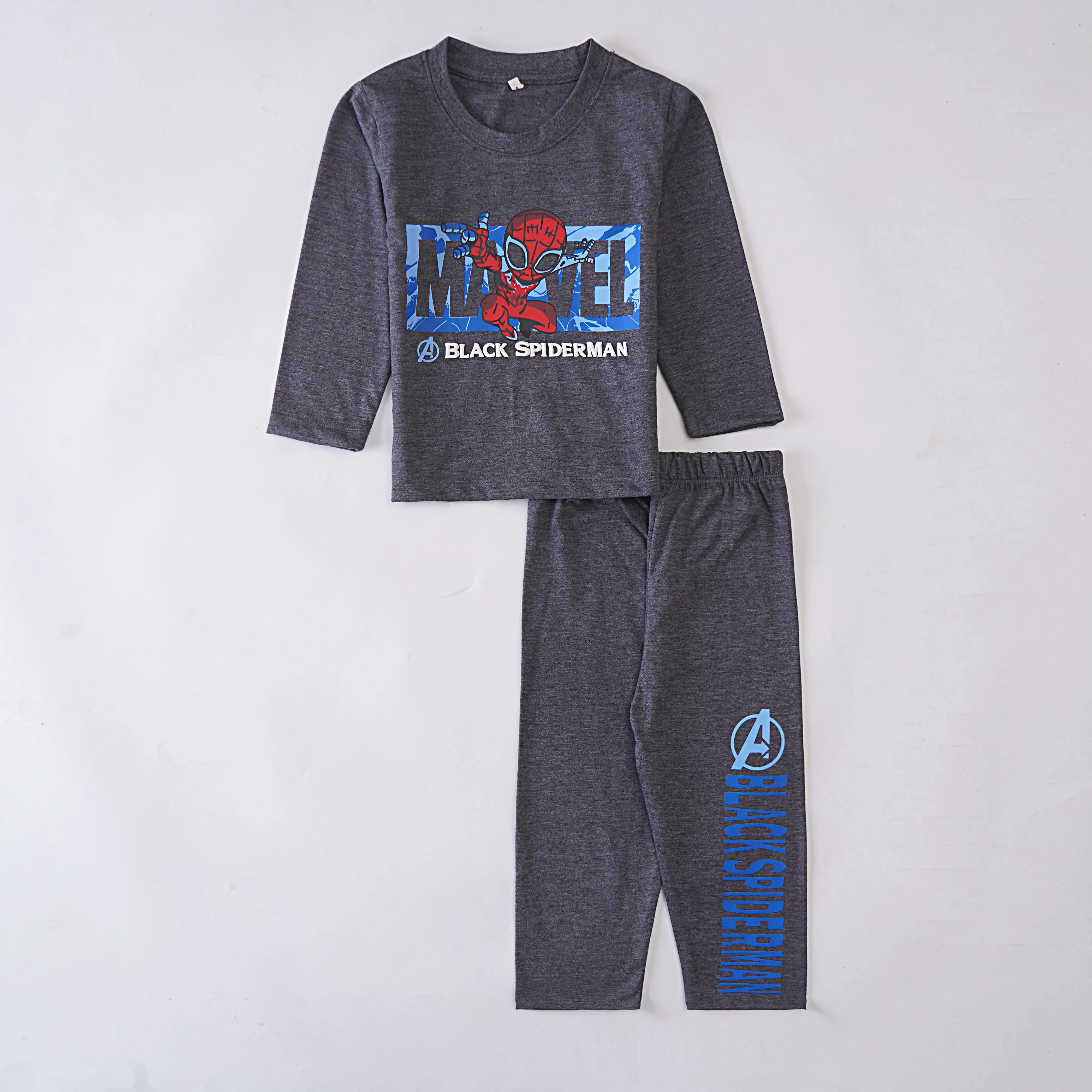 Boys Printed Full Sleeve Suit (Marvel)