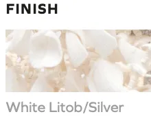 Cassia White Clam Shell Chandelier
