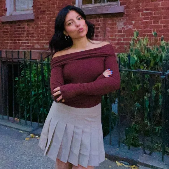 Chic Off-Shoulder Knit Sweater Top | Cozy Fashion | Trendy Oversized Style