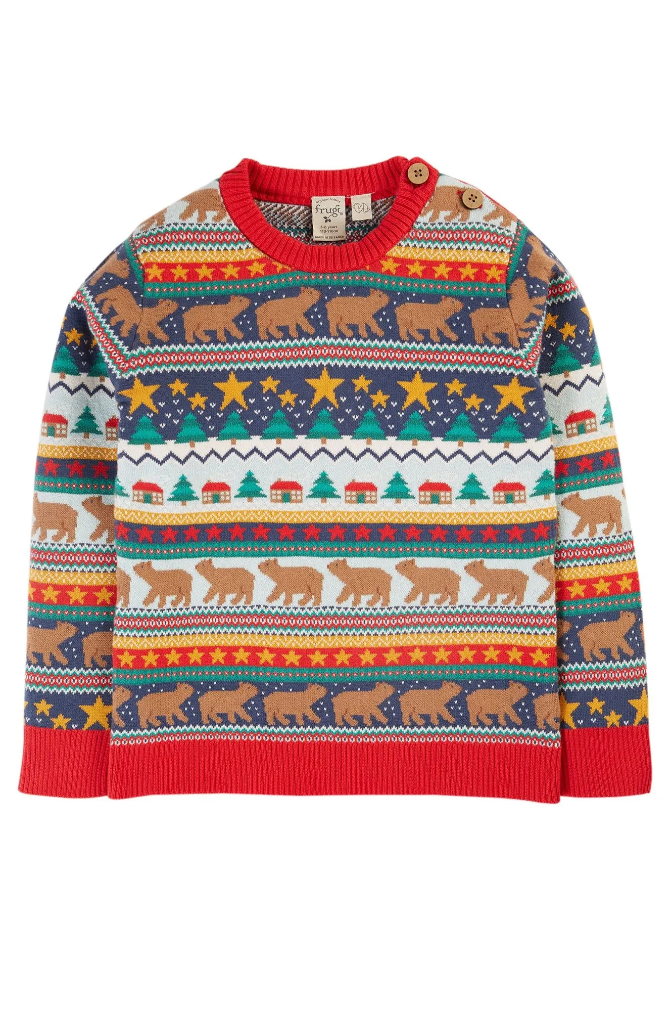 Frugi Forest Fairisle Sweater 500120A4fxms Christmas