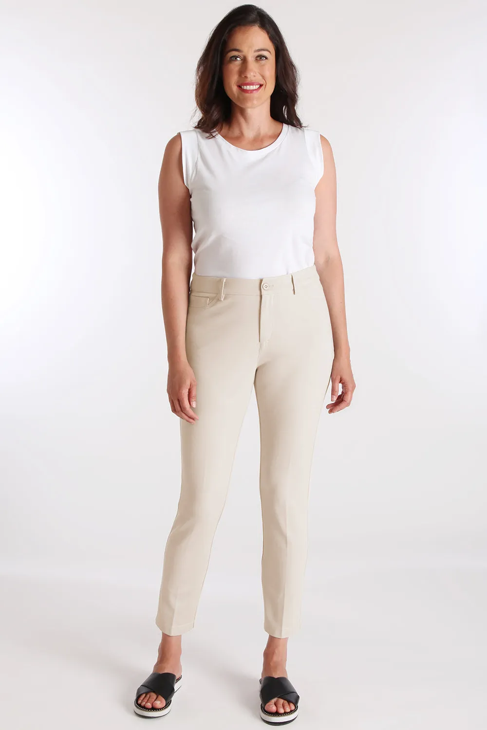 Harley Ankle Slim Jean - Paramount Knit: FINAL SALE