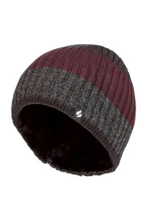 Heat Holders Linden Block Stripe Mens Thermal Beanie