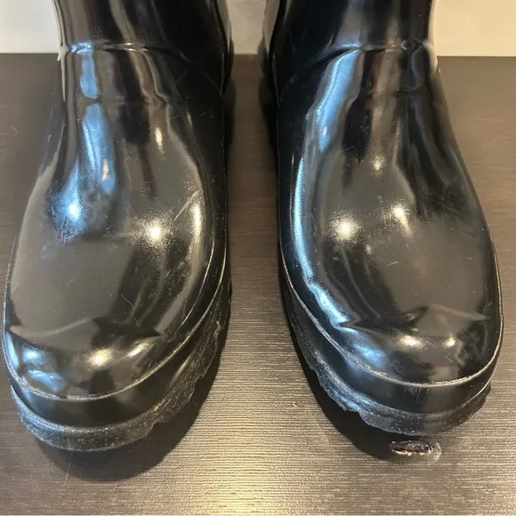 Hunter Big Kids Original Gloss Rain Boot Black