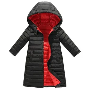 Kids Long Winter Warm Coat