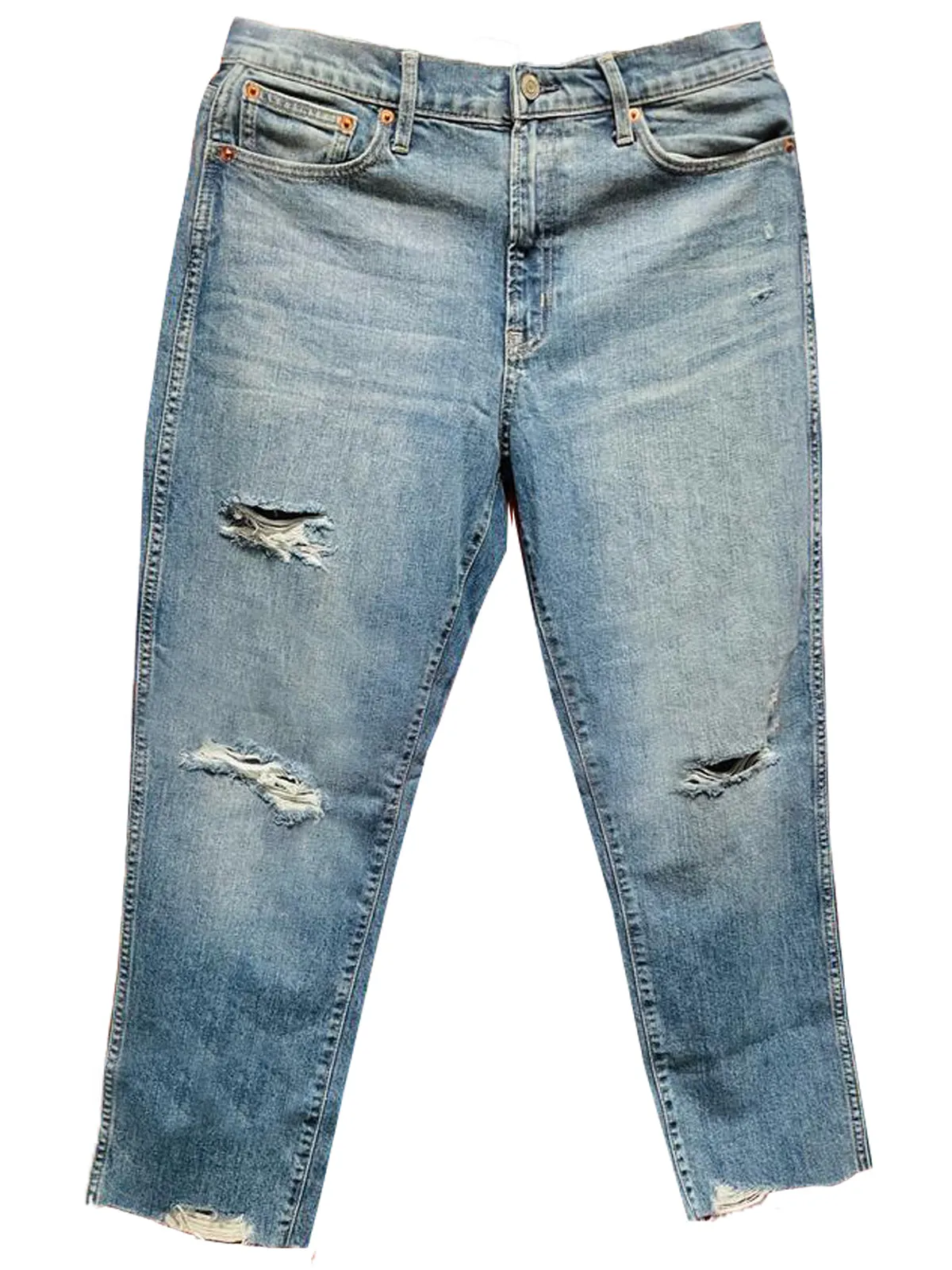 Ladies Denim Ripped Jeans 0024A