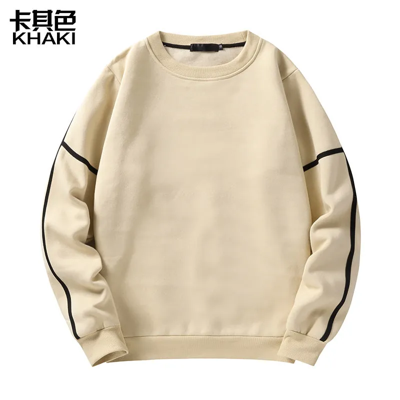 Men's Tops Round Neck Long Sleeve Sweatshirt