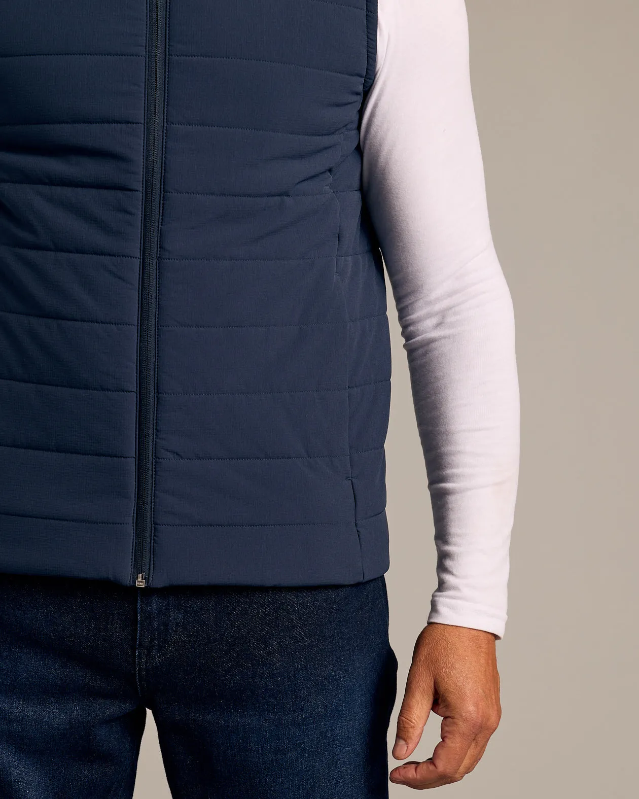 Navy Puffer Vest 2.0
