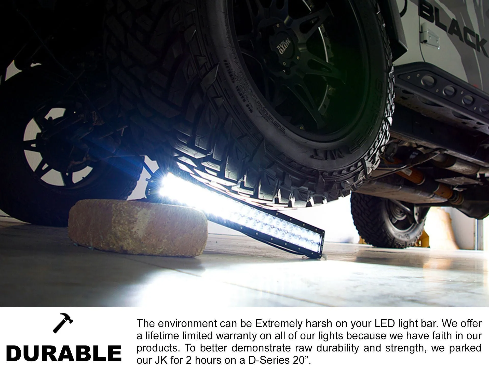 New - 2 Inch Yellow Lens Flood or Spot Pod: Black Oak LED Pro Series 3.0: 40W CREE XM-L2