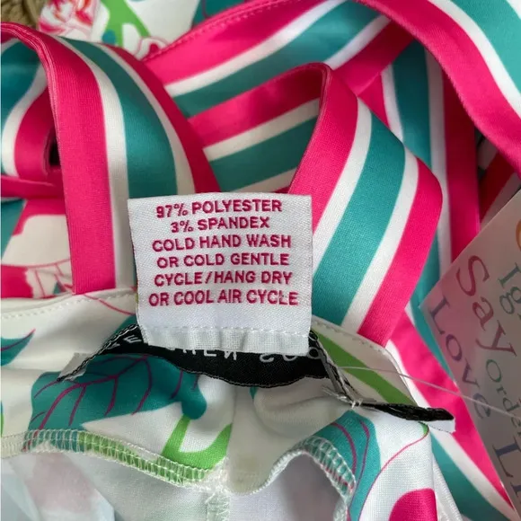 NWT Gretchen Scott Isosceles Magnolia Heaven Coral Preppy Sporty Dress Size XL