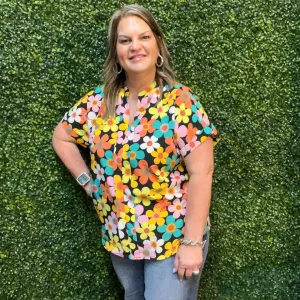 Pick Me Flowers Top