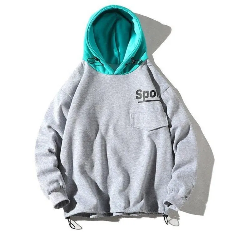 "SPORT" SWEATSHIRT HOODIE À CAPUCHE NOIR - URB1™