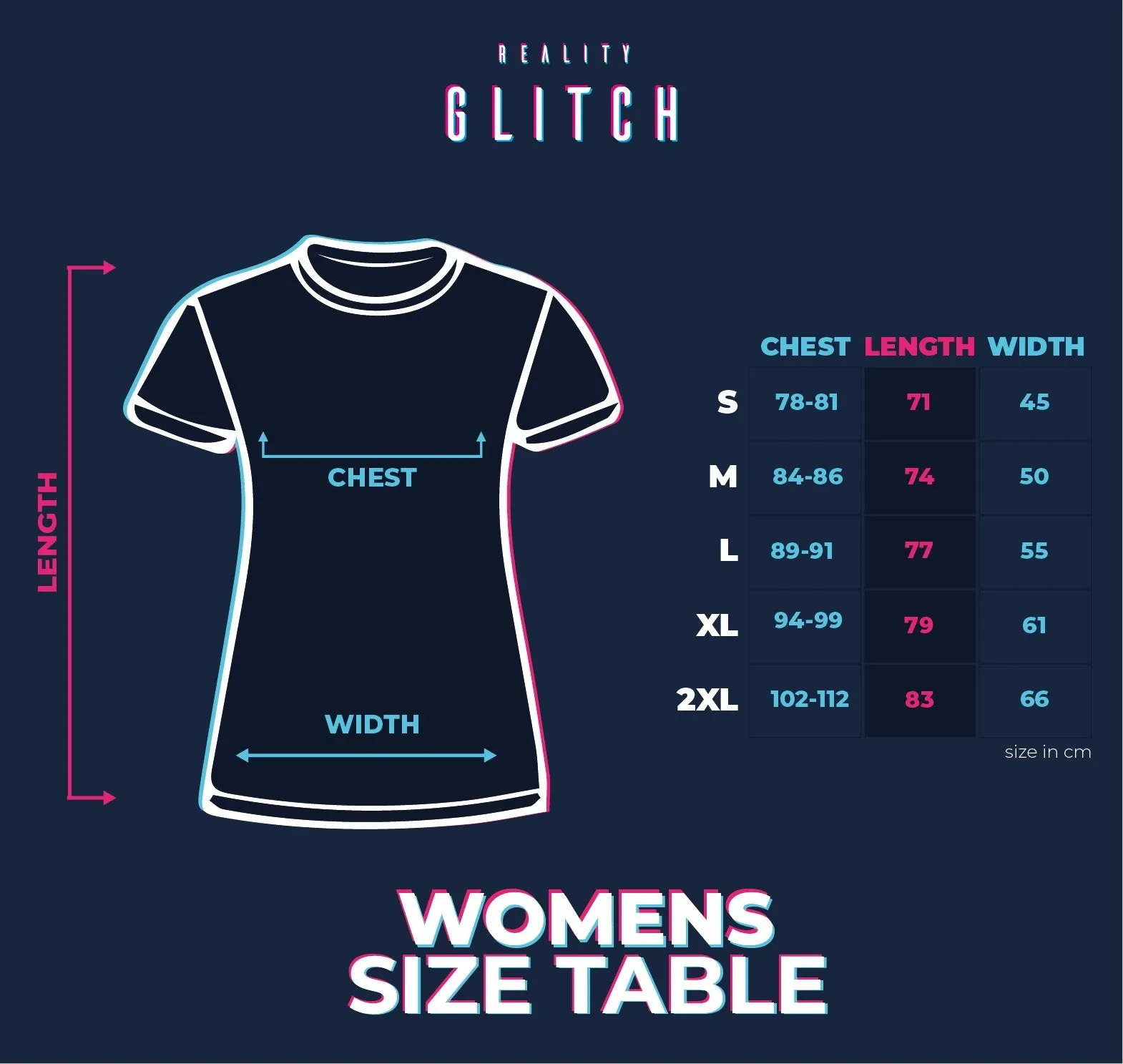 Reality Glitch UK Weather Forecast Symbol Womens T-Shirt