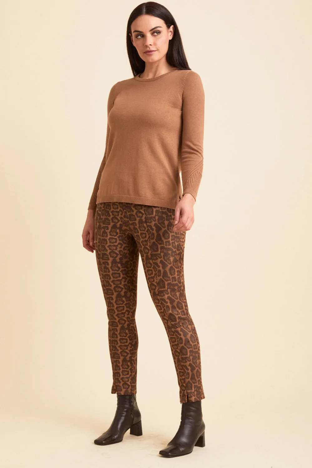 Sloane Pant - Cheetah Suede: FINAL SALE