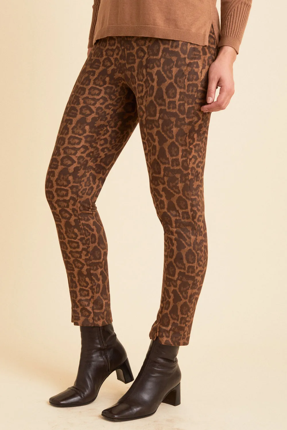 Sloane Pant - Cheetah Suede: FINAL SALE