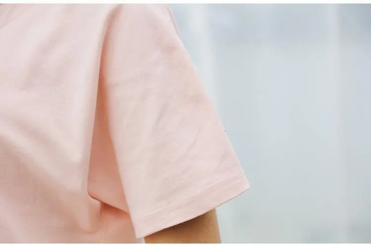 Solid V-Neck T-Shirt