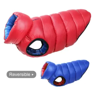 Warm Winter Reversible Dog Coat