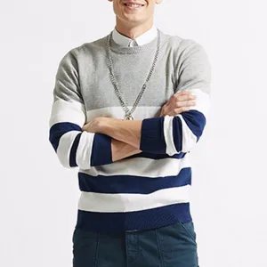 West Louis™ Casual Striped Fashion Pullover